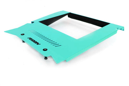 Perrin 15-19 Subaru WRX Engine Cover Kit - Hyper Teal - eliteracefab.com