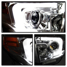 Load image into Gallery viewer, Spyder Toyota Tundra 2014-2016 Projector Headlights Light Bar DRL Chrome PRO-YD-TTU14-DRL-C - eliteracefab.com