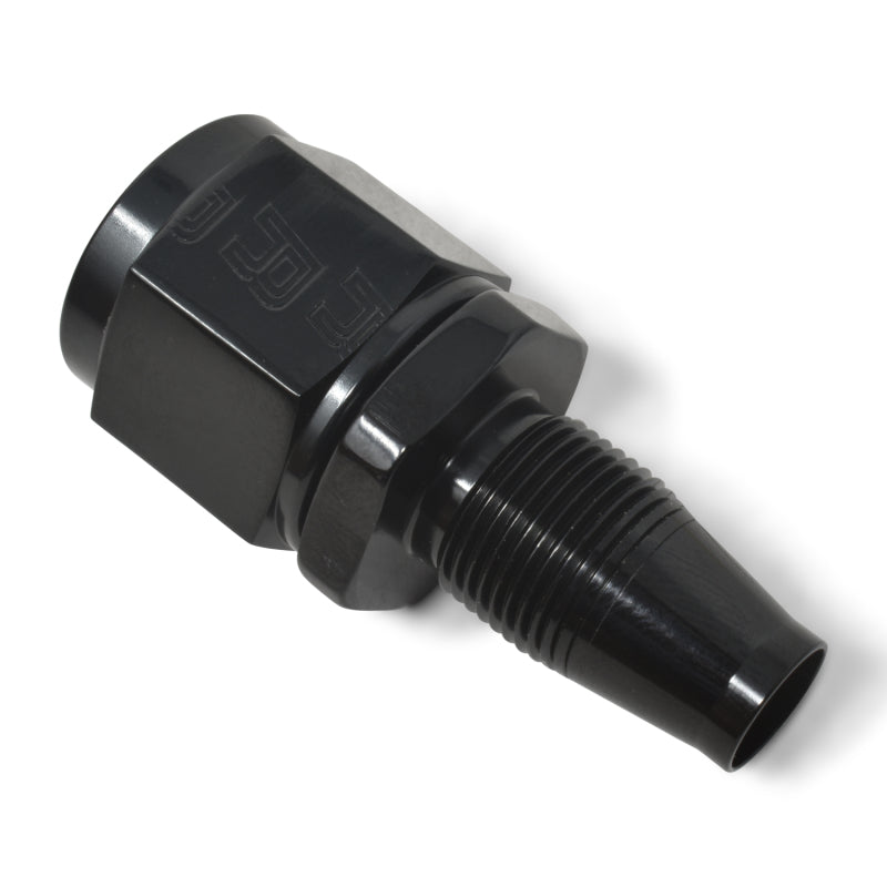 Russell Performance -6 AN Straight Hose End Without Socket - Black