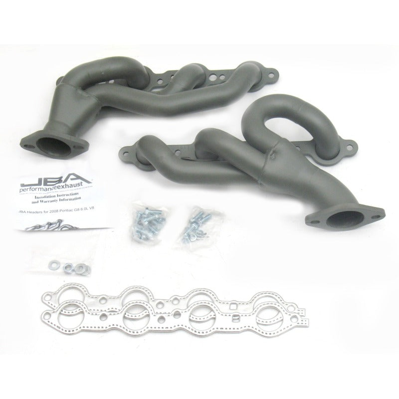 JBA 08-09 Pontiac G8 6.0/6.2L LS 1-3/4in Primary Ti Ctd Cat4Ward Header JBA