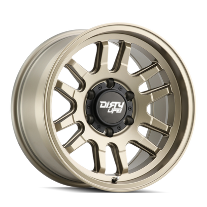 Dirty Life 9310 Canyon 17x9 / 5x127 BP / -12mm Offset / 71.5mm Hub Satin Gold Wheel Dirty Life