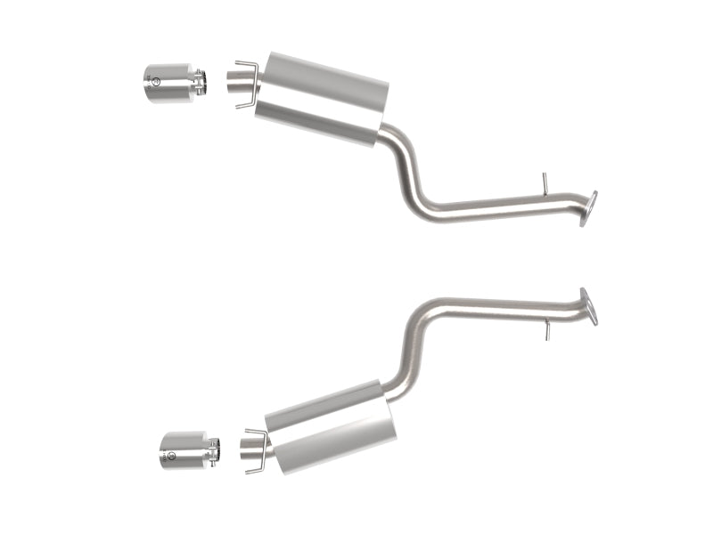 aFe Lexus IS350 14-22 V6-3.5L Takeda Axle-Back Exhaust System- Polished Tip aFe