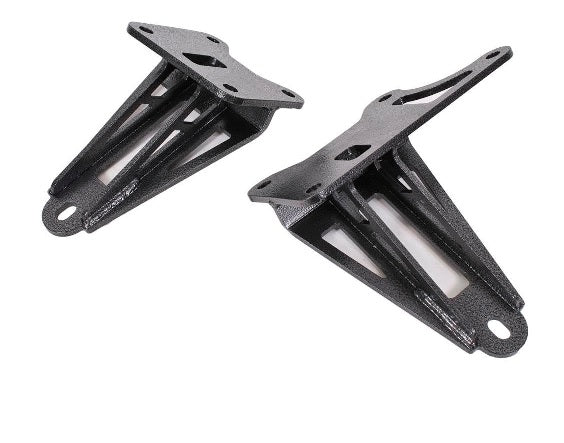 BMR MOTOR MOUNT BRACKET ADJ HEIGHT BLACK (2015+ MUSTANG) - eliteracefab.com