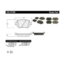 Load image into Gallery viewer, POSIQUIET 2014-2015 VOLKSWAGEN GOLF GTI REAR BRAKE PADS, 105.17790 - eliteracefab.com