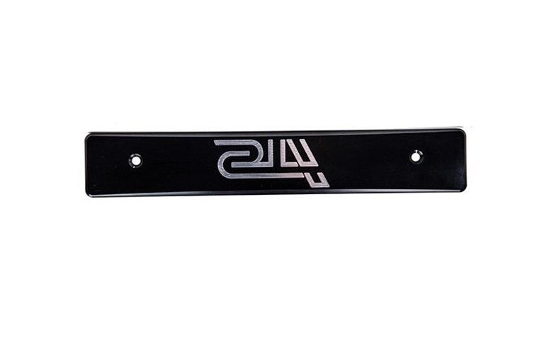 TURBOXS LICENSE PLATE DELETE BLACK; MACHINED SUBARU WRX/STI STI LOGO; 2015-2018 - eliteracefab.com