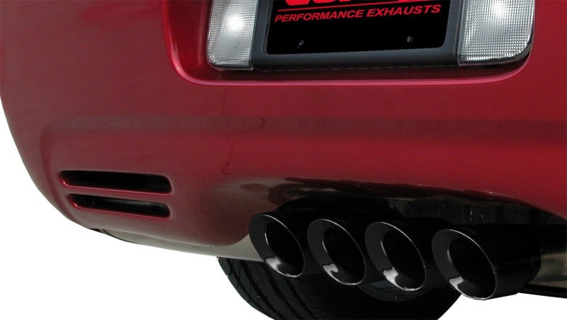 Corsa 97-04 Chevrolet Corvette C5 Z06 5.7L V8 Black Sport Axle-Back Exhaust CORSA Performance