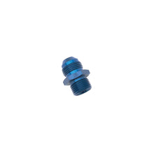 Load image into Gallery viewer, Russell Performance -10 AN Flare to 18mm x 1.5 Metric Thread Adapter (Blue)