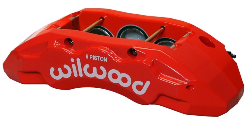 Wilwood Caliper-TX6R- R/H - Red 1.75/1.62/1.62in Pistons 1.38in Disc Wilwood
