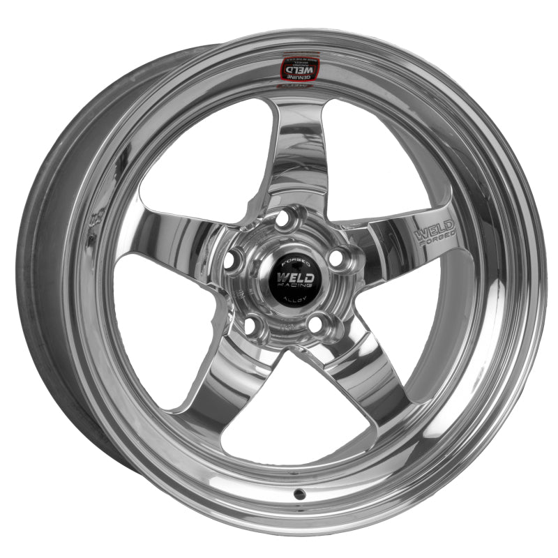 Weld S71 18x12 / 5x4.75 BP / 1.6in. BS Polished Wheel (High Pad) - Non-Beadlock