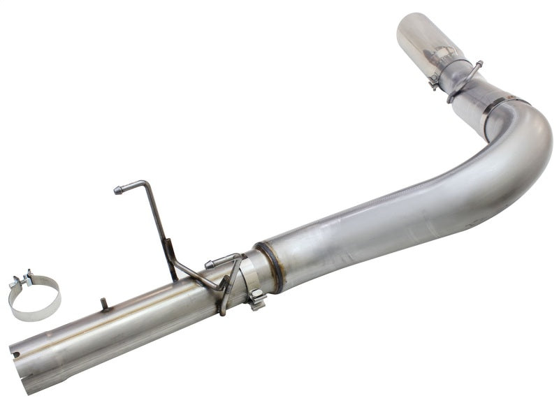 aFe MACHForce XP Exhaust Large Bore 5in DPF-Back Alu. 13-15 Dodge Trucks L6-6.7L (td) *Polish Tip - eliteracefab.com