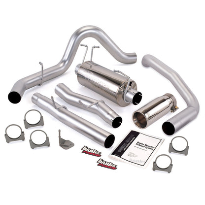 Banks Power 03-07 Ford 6.0L CCSB Monster Exhaust System - SS Single Exhaust w/ Chrome Tip - eliteracefab.com