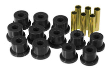 Load image into Gallery viewer, Prothane 81-87 GM K30 Rear Spring &amp; Shackle Bushings (w/ 1.5in OD Frame Shackle Bush) - Black