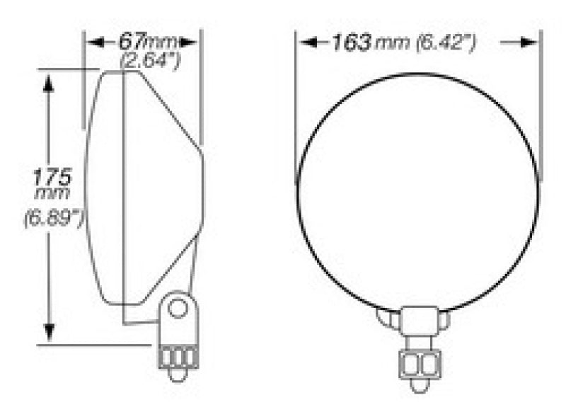 Hella 500FF 12V/55W Halogen Driving Lamp Kit - eliteracefab.com