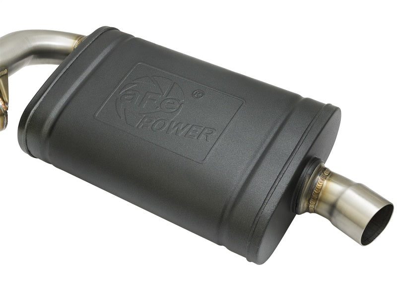 aFe MACHForce XP 13-15 Porsche Cayman S/Boxster S (981) H6-3.4L 2-2.5in. SS Cat-Back Exhaust System aFe