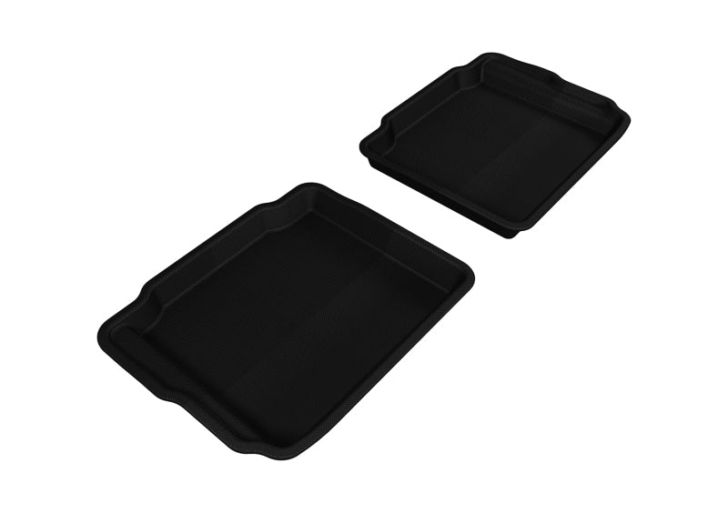 3D MAXpider L1FR01821509 2010-2019 Ford Taurus Kagu 2nd Row Floormats - Black