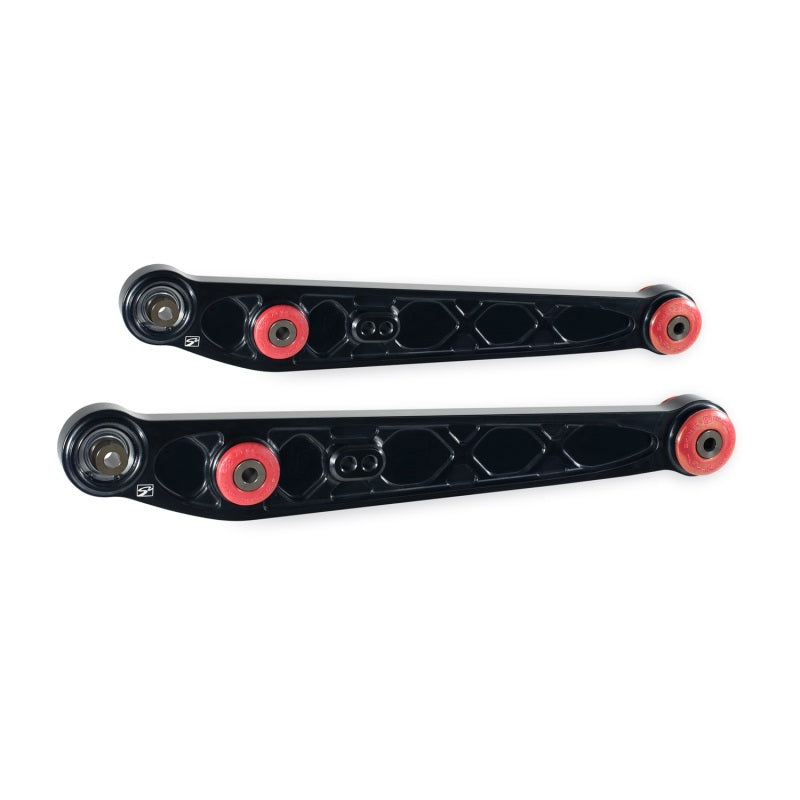 Skunk2 Honda/Acura EK Alpha Series Rear Lower Control Arm Set - Black - eliteracefab.com