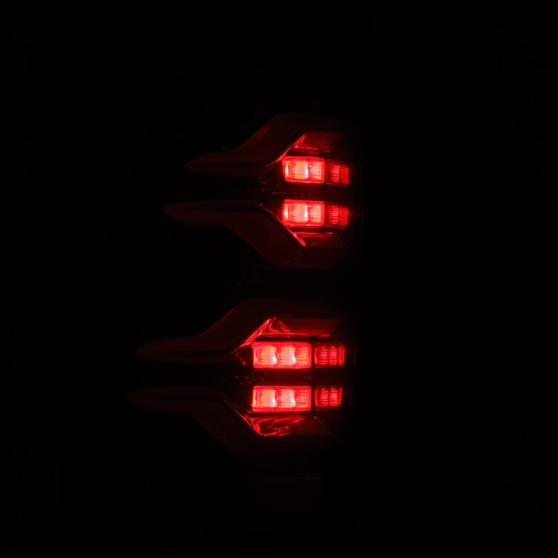 AlphaRex 05-15 Toyota Tacoma LUXX LED Taillights Alpha Blk w/Activ Light/Seq Signal - eliteracefab.com