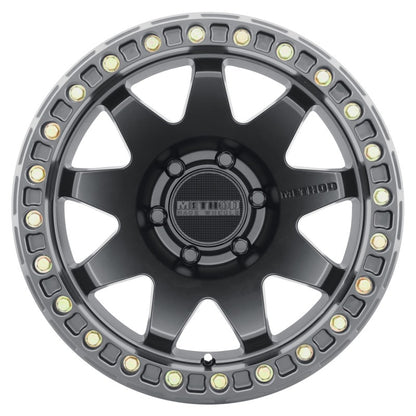 Method MR108 17x9 -44mm Offset 6x5.5 106.25mm CB Matte Black w/BH-H24125-38 Wheel - eliteracefab.com