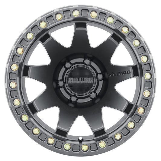 Method MR108 17x9 -44mm Offset 6x5.5 106.25mm CB Matte Black w/BH-H24125-38 Wheel - eliteracefab.com