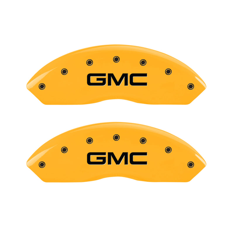 MGP 4 Caliper Covers Engraved Front & Rear MGP Black finish silver ch MGP