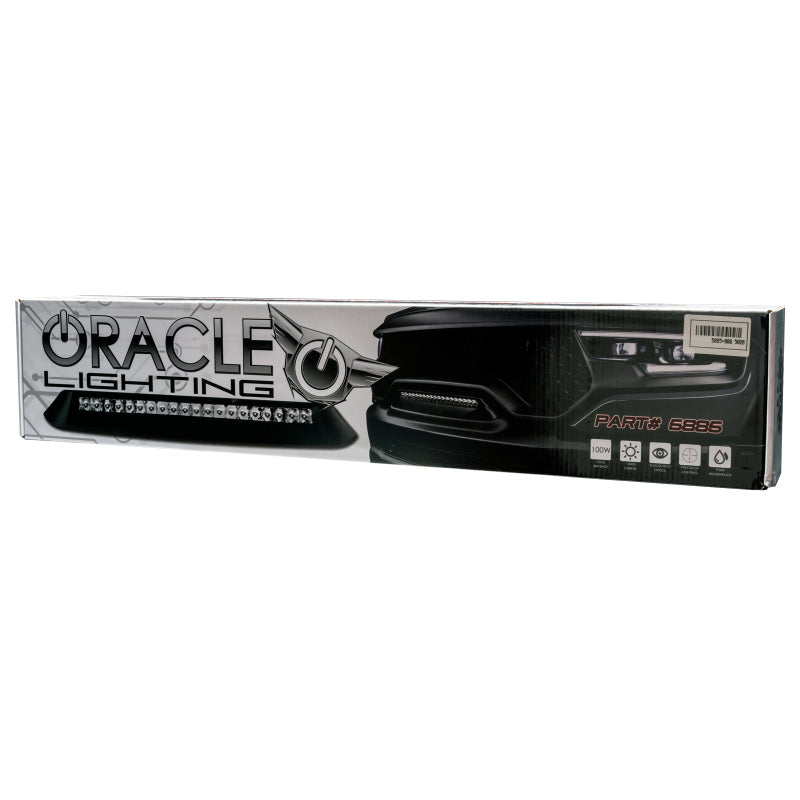 ORACLE Lighting 19-22 RAM Rebel/TRX Front Bumper Flush LED Light Bar System - White - eliteracefab.com