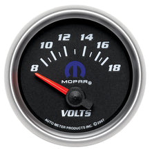 Load image into Gallery viewer, Autometer Mopar 52.4mm SSE 8-18 Volts Voltmeter Gauge