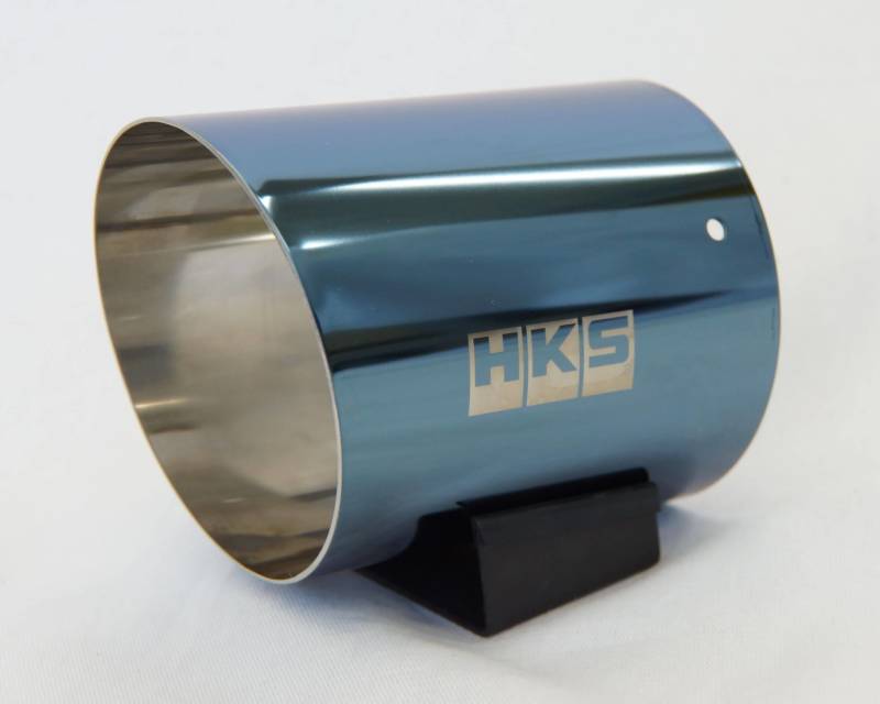 HKS Hi-Power SPEC-L Tail Tip Cover 94mm 118A-L Blue-SUS Tip - eliteracefab.com