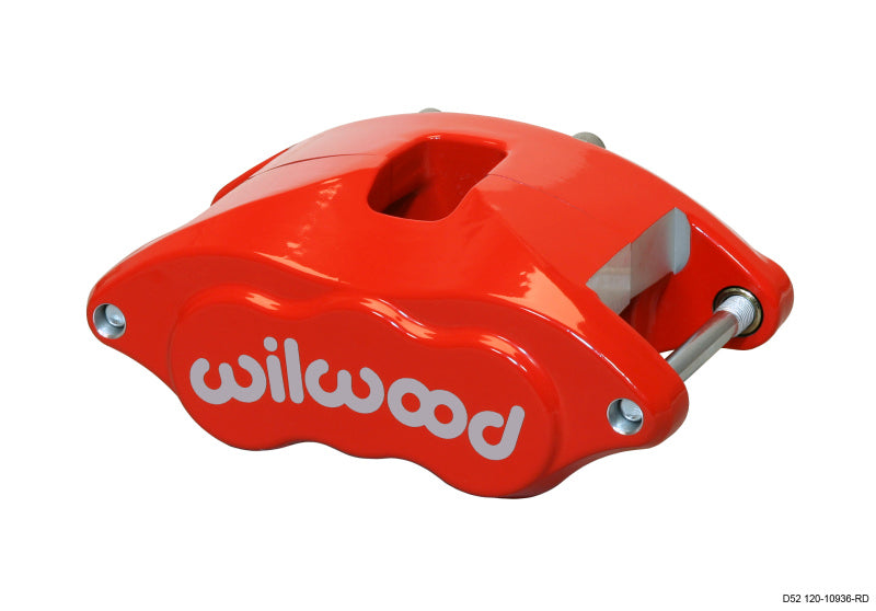 Wilwood Caliper-D52-Red 2.00/2.00in Pistons 1.28in Disc Wilwood