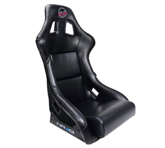 NRG Innovations PRISMA Fiberglass Bucket Seat - Large - Black – FRP-302BK-V