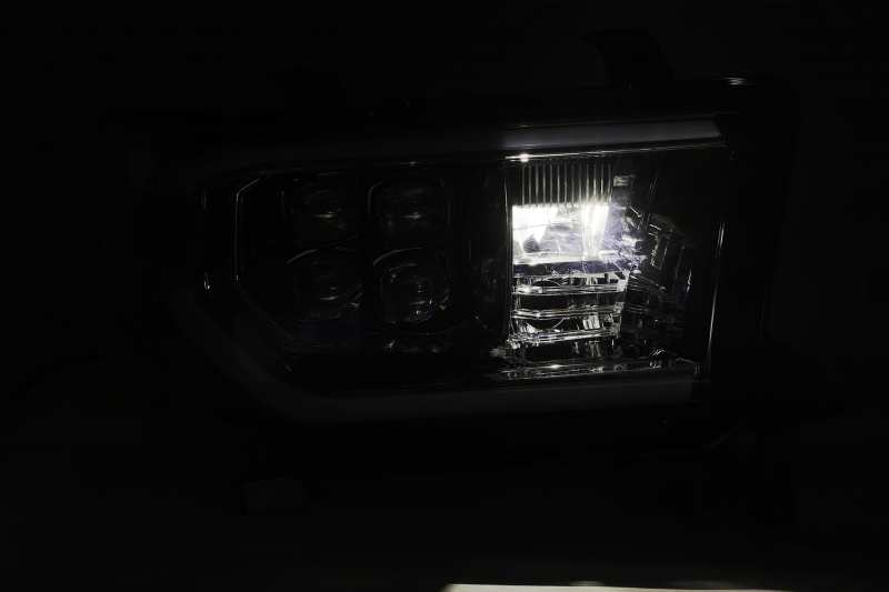 AlphaRex 880774 07-13 Toyota Tundra NOVA LED Proj Headlights Black w/ Activ Light/Seq Signal/DRL