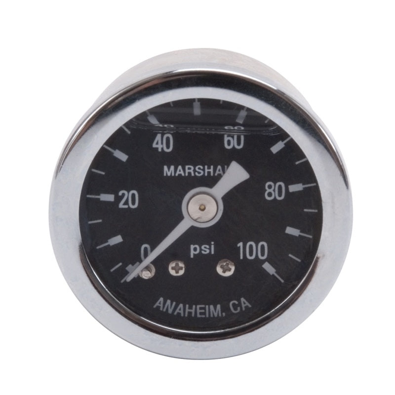 Russell Performance 100 psi fuel pressure gauge (Liquid-filled) - eliteracefab.com