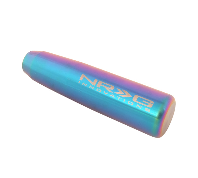 NRG Universal Short Shifter Knob - 5in. Length / Heavy Weight 1.27Lbs. - Multi Color/Neochrome - eliteracefab.com