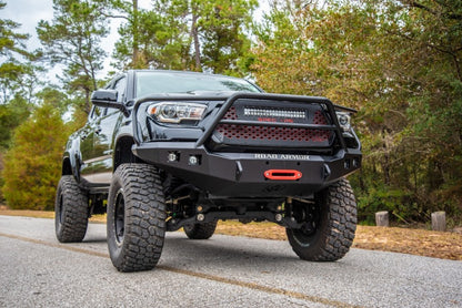 Road Armor 16-20 Toyota Tacoma Stealth Front Winch Bumper w/Lonestar Guard - Tex Blk Road Armor