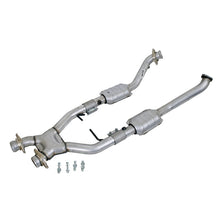 Load image into Gallery viewer, BBK 96-98 Mustang 4.6 Cobra High Flow X Pipe With Catalytic Converters - 2-1/2 - eliteracefab.com