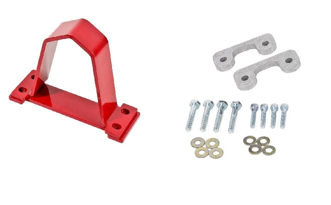 BMR DRIVESHAFT SAFETY LOOP BOLT-IN RED (2016+ CAMARO) - eliteracefab.com