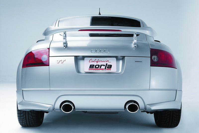 Borla 01-06 Audi TT Quattro 1.8T 225HP MT AWD 2dr Single Split Rear Exit SS Catback Exhaust - eliteracefab.com