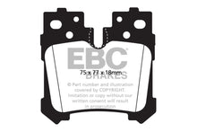 Load image into Gallery viewer, EBC 07+ Lexus LS460 4.6 Yellowstuff Rear Brake Pads - eliteracefab.com