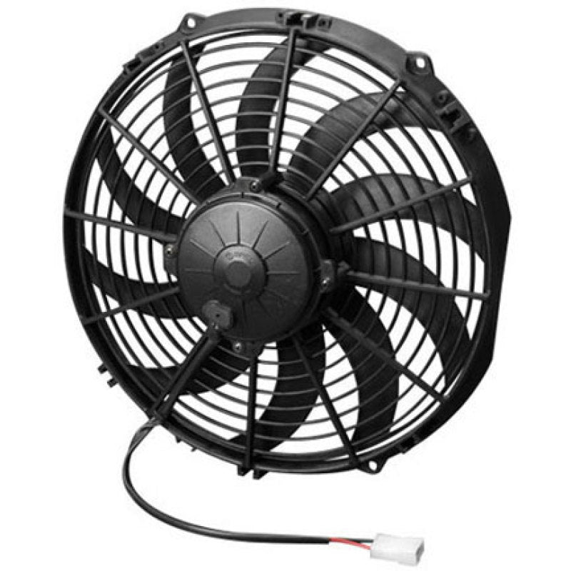 SPAL 1451 CFM 12in High Performance Fan - Pull / Curved (VA10-AP70/LL-61A) - eliteracefab.com