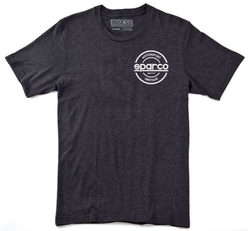 Sparco T-Shirt Seal Charcoal Youth Large - eliteracefab.com