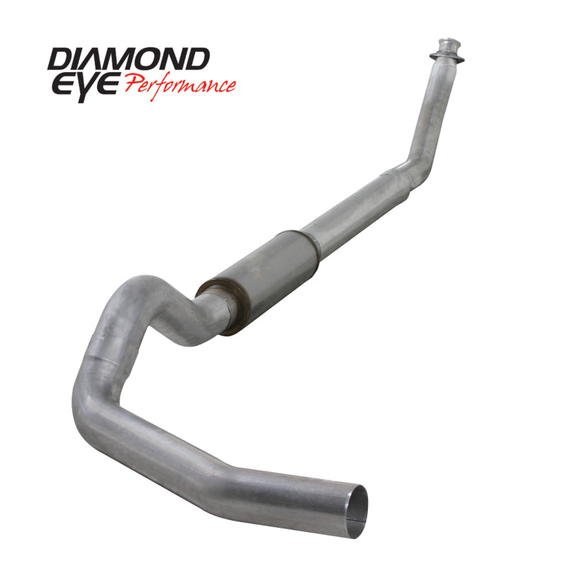 DIAMOND EYE 5" ALUMINIZED TURBO BACK SINGLE OUTLET EXHAUST 98.5-02 5.9L DODGE CUMMINS K5216A - eliteracefab.com