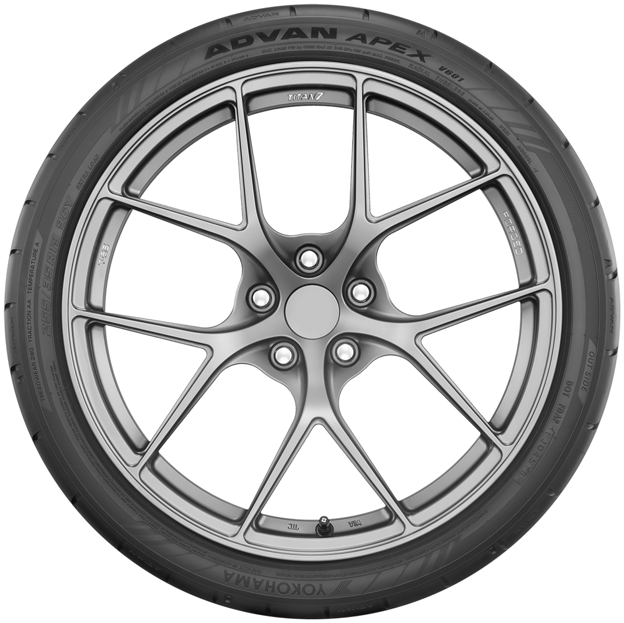 Yokohama Advan Apex V601 Tire - 245/40R19 98Y Yokohama Tire