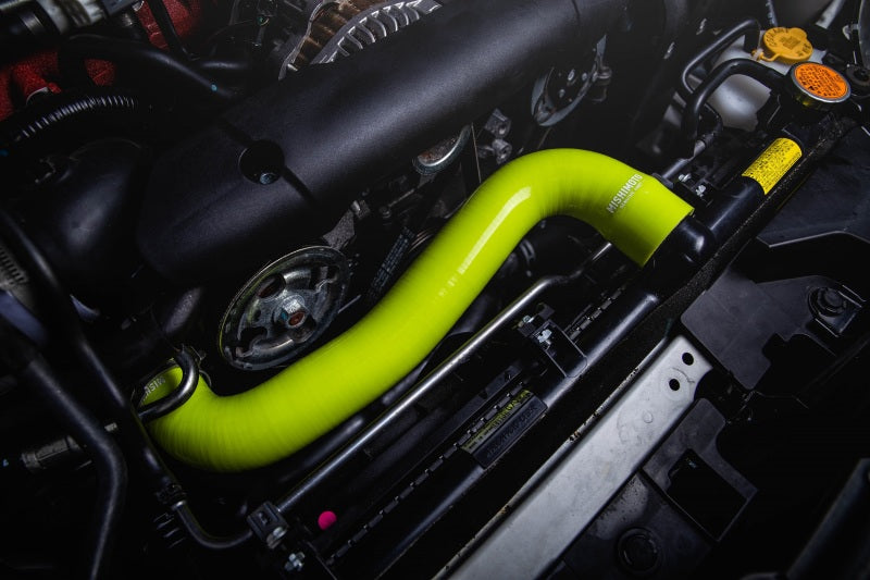 Mishimoto 2015+ Subaru WRX Silicone Radiator Coolant Hose Kit - Neon Yellow - eliteracefab.com