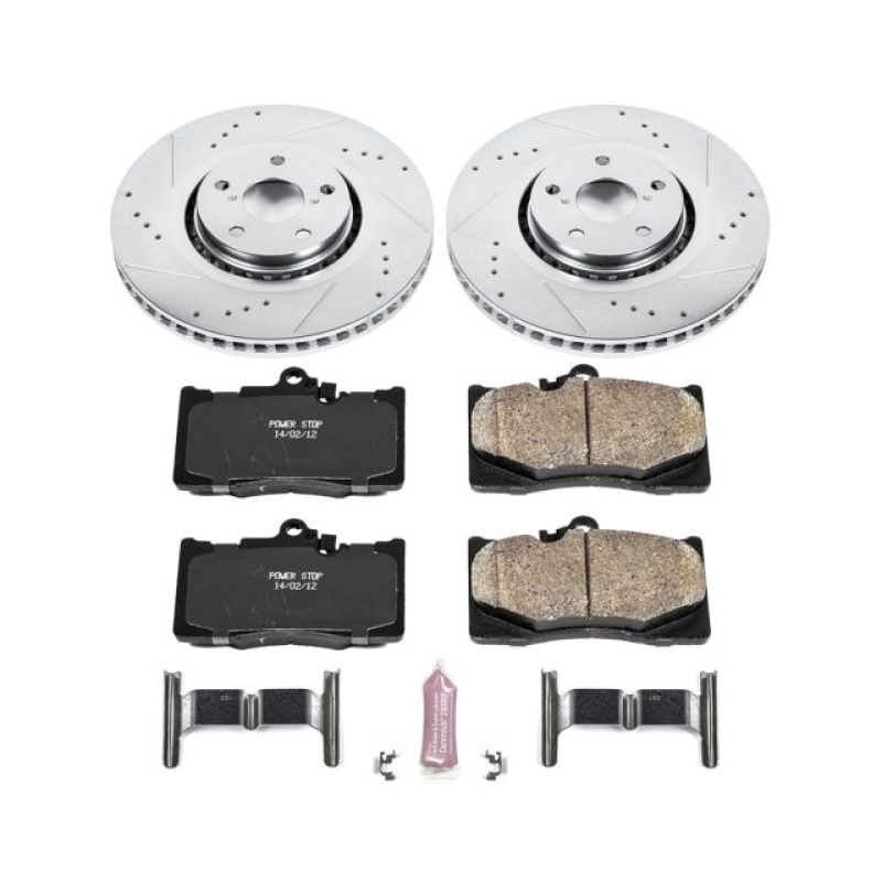 Power Stop 07-11 Lexus GS350 Front Z23 Evolution Sport Brake Kit - eliteracefab.com