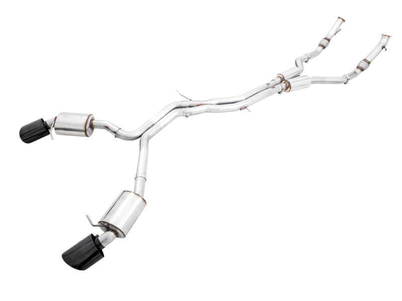 AWE Tuning Audi B9 RS 5 2.9L (Res.For Performance Cat) Touring Edition Exhaust w/ Diamond Black Tips AWE Tuning