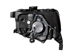 ANZO USA Honda Element Projector Headlights W/ Halo Black; 2003-200 - eliteracefab.com