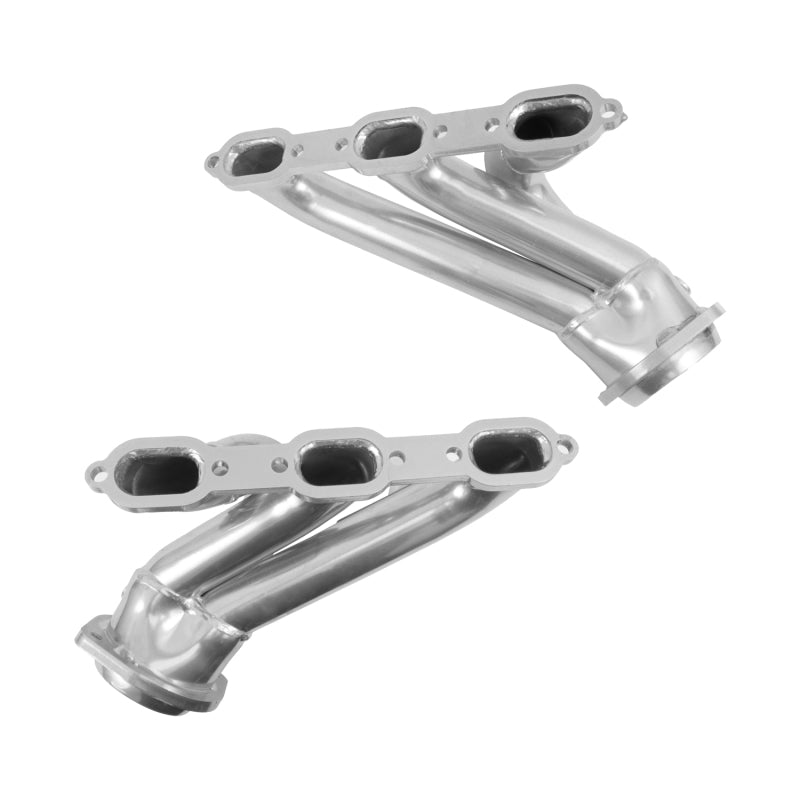 BBK Dodge Challenger Charger 300 V6 3.5 1-5/8 Shorty Headers - Polished Silver Ceramic 06-10 BBK