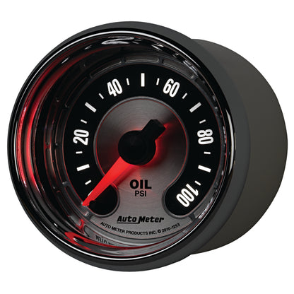 Autometer American Muscle 52mm Full Sweep Electric 0-100 PSI Oil Pressure Gauge 1253
