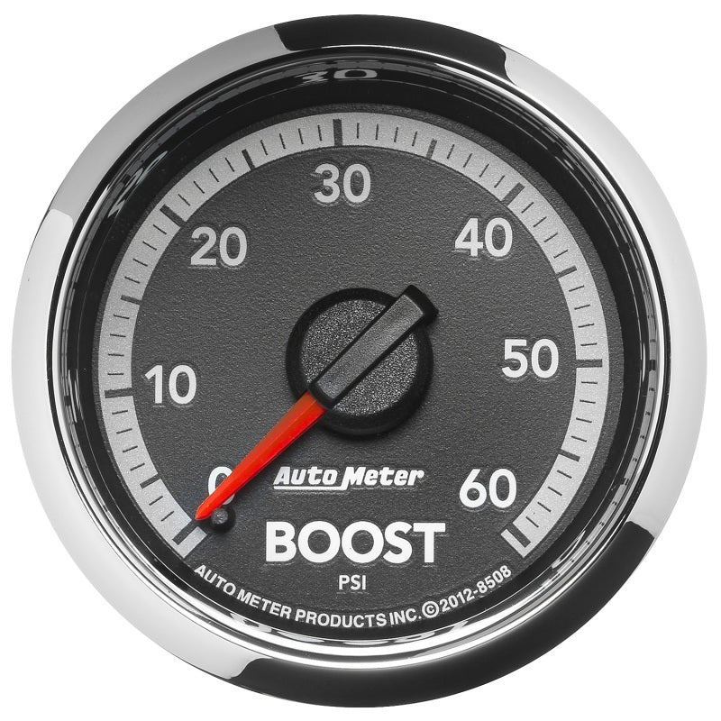 AutoMeter GAUGE; BOOST; 2 1/16in.; 60PSI; MECHANICAL; RAM GEN 4 FACTORY MATCH Ram - eliteracefab.com