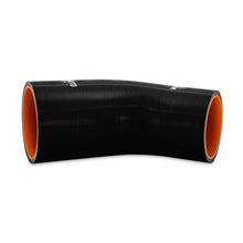 Load image into Gallery viewer, Mishimoto Silicone Reducer Coupler 45 Degree 2.75in to 3in - Black - eliteracefab.com