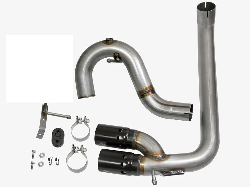 aFe Rebel Series DPF-Back 3in Side Exit SS Exhaust w/ IC Black Tip 2016 GM Colorado/Canyon 2.8L (td) aFe